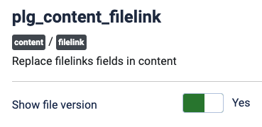 filelink plugin options